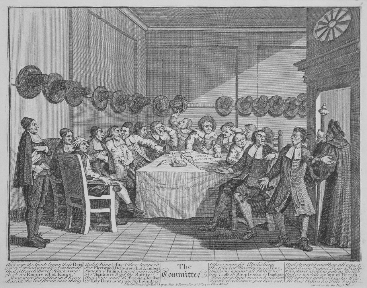 Print - The Committee - Hogarth